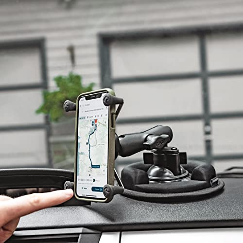 RAM MOUNTS Twist-Lock Suction Cup Base with B Size 1" Ball, Windshield & Dash Mount Base for RAM Device Holders RAP-B-224-1U (Pack of 4) - size: B Size 1" Ball (Pack of 4)