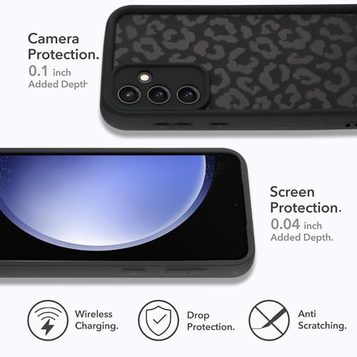 Compatible with Samsung Galaxy S23 FE Case, Black - color: Black, size: Samsung Galaxy S23 FE