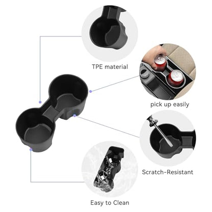 smabee Center Console Cup Holder Insert for Chevy Equinox 2025 2026 - size: Center Console Cup Holder