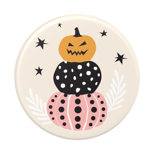 PopSockets Adhesive Phone Grip, Holder, Phone Stand, Halloween - Pumpkin Stack - color: Pumpkin Stack, style: Adhesive