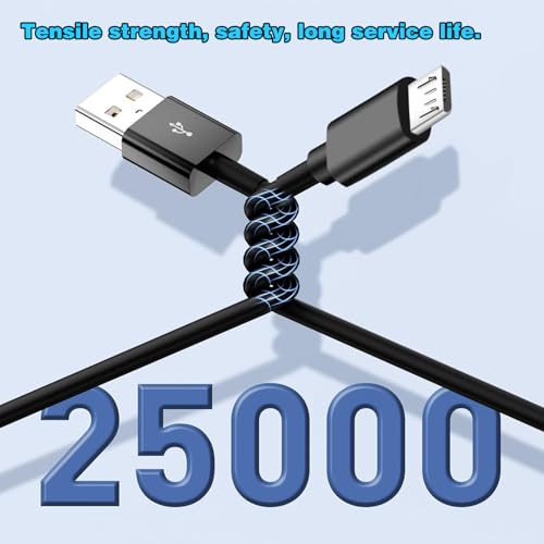 Micro USB Charger for Old Samsung S7 Edge 5V 1A USB Charging Block Micro-USB Cable 6FT Compatible Samsung Galaxy S7 Mini S6 Edge Plus S5 S4 S3 S2 S F Note 5 4 3 2 N7000 N7100 A7 A6 A6+ A5 A3 J7 J5 J3 - color: 2 × (5v1a black+micro usb cable)