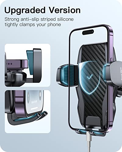 Phone Holder Mount for Car Truck with 13" Gooseneck Long Arm - Carbon Fiber - color: Carbon Fiber