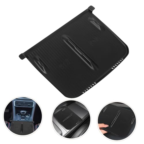 Charging Phone Pad for Skid Silicone Mat for Center Console Upgraded Design for Secure Charging and Interior Aesthetics Black