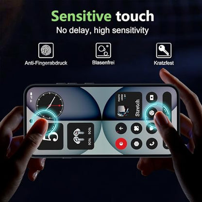 for Nothing Phone (4a) Screen Protector with Camera Lens Protector,9H Hardness Anti-Scratch Tempered Glass Flim, Case Friendly, Anti-Fingerprint,Anti-Scratch (2+2 PACK) - color: Nothing Phone (4a)