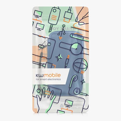 kwmobile Universal Phone Pouch Size XXL - 7" - Neoprene Smartphone Pouch with Zip - Water-Repellent Mobile Phone Case - Sleeve in Blue - color: blue, size: XXL - 7"