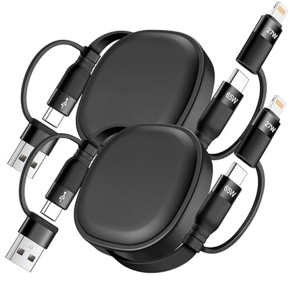 Multi Charging Cable,5 in 1 Charger Retractable Cords for Multiple Device