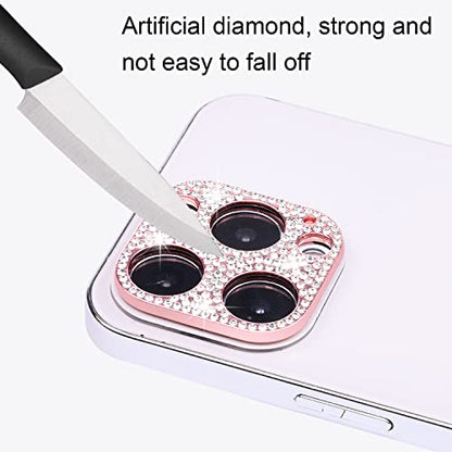 Wisdompro [2 Pack] Bling Camera Lens Protector for iPhone 13 Pro Max/13 Pro - size: for iPhone 13 Pro Max & 13 Pro