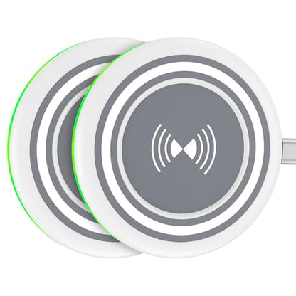 15W Wireless Charger Fast Charging Pad for iPhone 17/Air/16e/16/15 Pro Max, Android Wireless Charger Samsung Charging Station for Galaxy S25 Ultra/S24 FE/S24 Pixel 10/10 Pro/9/9 Pro XL/Fold/8a/8/7 Pro