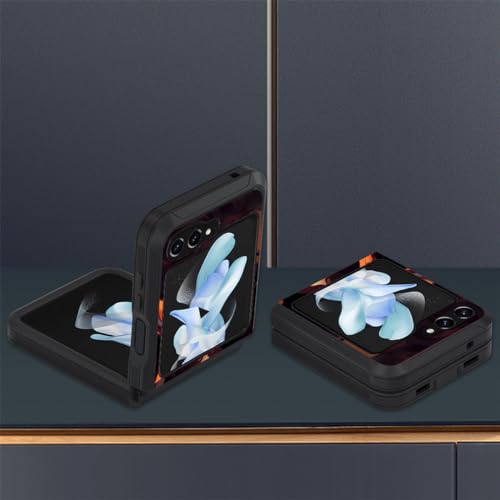 for Samsung Galaxy Z Flip 5 Case, Heavy Duty Dual Layer Hybrid Military Grade Shockproof Drop Folding Protective Cover for Samsung Galaxy Z Flip 5 5G 2023, African American Girl - color: African American Girl