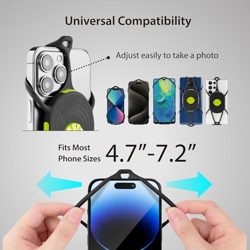 Bone Bike Tie Connect Kit 2 - Magnetic, Quick Release Bike Phone Stem Mount