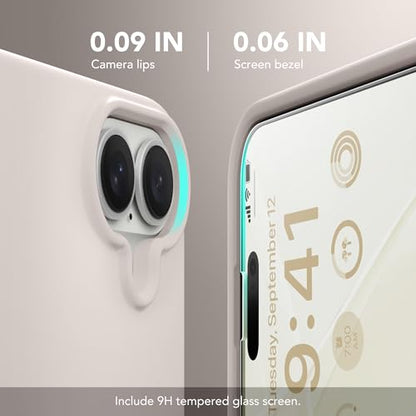 GONEZ Magnetic for iPhone 16 Case, Silicone Cover Stone - color: A-Stone, size: Iphone 16