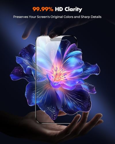 UNBREAKcable iPhone 15 Pro Max Full-Coverage Screen Protector - 3 Pack | Quick-Install Box, Edge-to-Edge Coverage, 9H Hardness, Ultra HD Clarity, Daily Protection, Smooth Touch - size: iPhone 15 Pro Max