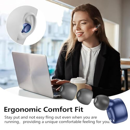 kurdene Wireless Earbuds Bluetooth 5.3 Light Weight in Ear Headphones - color: Blue