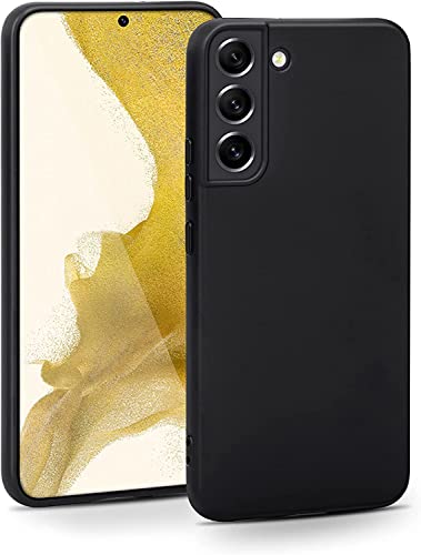 LRK Ultra Thin Black Case Compatible with Samsung Galaxy S22 Plus: Slim, Soft, and Flexible (NOT Hard) [Matte Finish] Protective Black Phone Cover - Matte Black - size: Samsung Galaxy S22 Plus