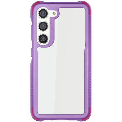 Ghostek Covert Clear Galaxy S23 Phone Case with Military Grade Shockproof Protection, Non-Slip Grip, Protective Silicone Cover Designed for 2023 Samsung S23 (6.1") (Purple) - color: Purple [Limited], size: Galaxy S23