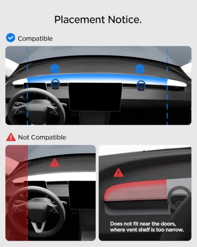 Spigen Tesla Air Vent MagSafe Mount for Model Y Juniper & YL & 3 Highland - size: Center Vent