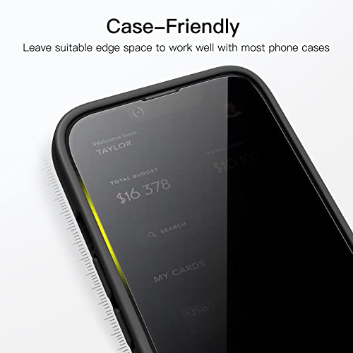 JETech Privacy Screen Protector for iPhone 13 mini, 2-Pack - size: iPhone 13 mini