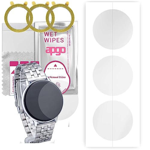 apgo 3x Hydrogel Ultra-Clear Screen Protector for Pacific Silver PC00136, Hydrogel Film, Flexible, Soft TPU with positioning layer easy installation