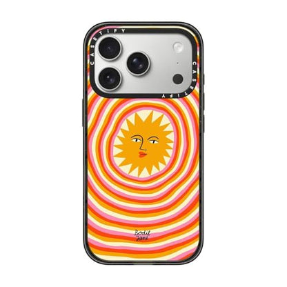 CASETiFY for iPhone 17 Pro Case - Impact Compatible with MagSafe | 8.2 ft. 4x Military Grade Drop Protection | Sun Rays | Black - color: Sun Rays, size: Iphone 17 Pro (6.3")