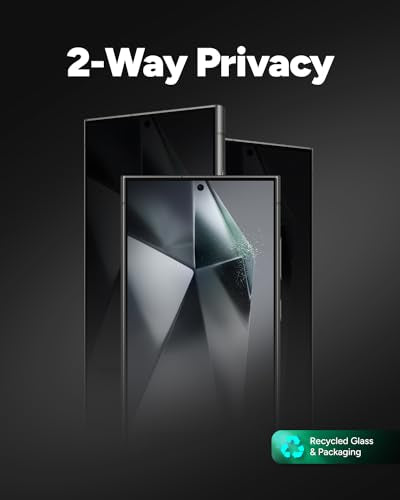 ZAGG InvisibleShield Glass Elite Screen Protector for iPhone 14 Pro Max, 2-Way Privacy, Reinforced Edges, 5X Shatter Protection - size: iPhone 14 Pro Max, style: Glass Elite Privacy