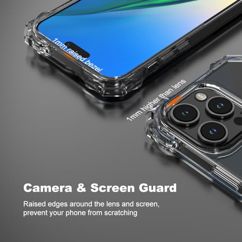 for iPhone 15 Pro Max Crystal Clear Case with Detachable Adjustable Crossbody Strap, Slim Fit Shockproof Protective Phone Case with Anti-Lost Shoulder Neck Lanyard - size: iPhone 15 Pro Max