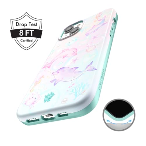 VELVET CAVIAR for iPhone 15 Case - Compatible with MagSafe - 10ft Drop Tested - Dolphins - color: Dolphins, size: 15
