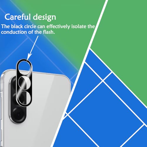 BIGFACE Galaxy A26 Tempered Glass Screen Protector + Camera Lens Protector [2 + 2 Pack][Case Friendly][Anti-Scratch][Ultrasonic Fingerprint Unlock] HD Protective Film for Samsung Galaxy A26 - size: Galaxy A26 (6.7")