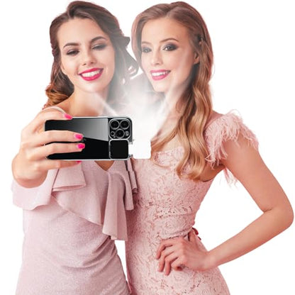 Selfie Light for iPhone 14 Pro Max Case with LED Built-in Light-Up Fill Light Rechargeable for TIK Tok/Stream/Makeup/Live/Video- Selfie (2 Models, 3 Level Brightness) - size: for iPhone 14 Pro Max