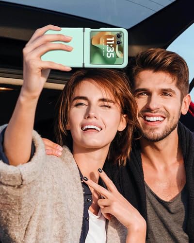 Hinge Protection for Motorola Razr 2026/2025/2024 Case (Green) | TPU bumper & hard PC, raised camera edges, shockproof, slim, lightweight, dual-layer cover, wireless charging compatible - color: Green