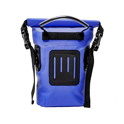 geckobrands Waterproof Phone Tote with 2L Dry Bag and Adjustable Strap – Protect Your Phone and Valuables While on The Go Royal Blue - color: Royal Blue
