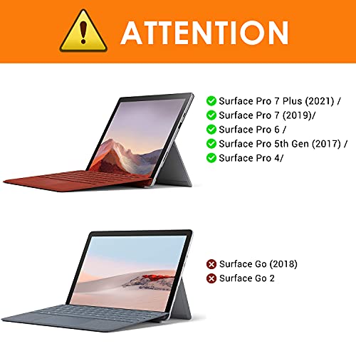 MoKo Matte Screen Protector for Surface Pro 7 Plus/7/6/5/4/LTE, Clear - size: 1 Pack