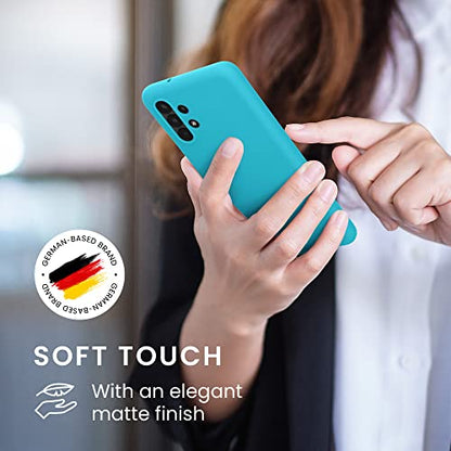 kwmobile Case Compatible with Samsung Galaxy A13 4G Case - Soft Slim Protective TPU Silicone Cover - Cool Glacier - color: Cool Glacier, size: Galaxy A13 4G
