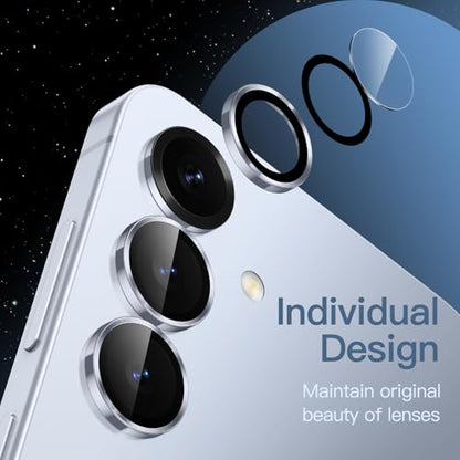 JETech Camera Lens Protector for Samsung Galaxy S25, Icyblue, 1 Set - color: Icyblue