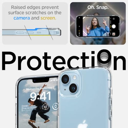 Spigen Ultra Hybrid Designed for iPhone 14 Case (2022) [Anti-Yellowing], [Military-Grade Protection] - Frost Clear - color: Frost Clear, size: iPhone 14