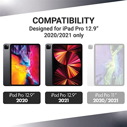 ArmorSuit [2+2 Pack] Designed for iPad Pro 12.9 Inch Tempered Glass Screen Protector 2020 4th & 2021 5th Gen with Camera Lens Protector, Retina Display, Face ID and Apple Pencil Compatible - size: iPad Pro 12.9" (4-6 Gen, 2020-2022)