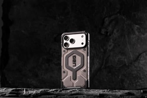 URBAN ARMOR GEAR UAG Designed for iPhone 17 Pro Max Case Pathfinder Clear - Compatible with MagSafe Military Grade Protective Cover, Ash/Black - color: Pathfinder Clear - Ash/Black