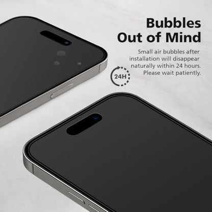 2 Pack Ultra-Thin Hybrid Screen Protector Compatible with iPhone 17 Air, 9H Glass-Coated PET Film [Unbreakable] Ultra Clear, Scratch Resistant, Case-Friendly, Easy Install with Alignment Jig - size: iPhone 17 Air