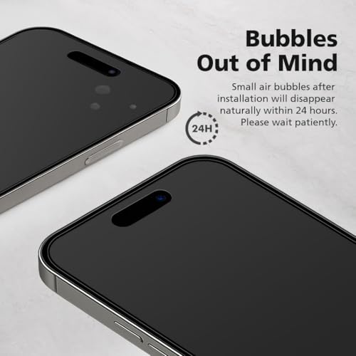 2 Pack Ultra-Thin Hybrid Screen Protector for iPhone 16 Pro, 9H Glass-Coated PET Film [Unbreakable] Ultra Clear, Scratch Resistant, Case-Friendlt, Easy Install with Alignment Jig - size: iPhone 16 Pro
