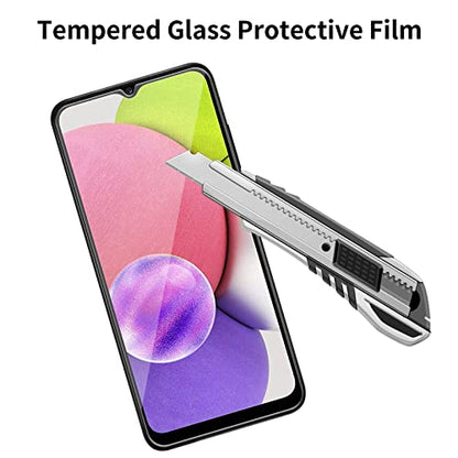[4 Pack] iCsapr Glass Screen Protector Compatible for Samsung Galaxy A03s /Galaxy A03 Core /Galaxy A03[9H Hardness]-HD Screen Tempered Glass, Scratch Resistant, Easy Install [Case Friendly][Bubble Free] - size: Galaxy A03s / A03 Core /A03
