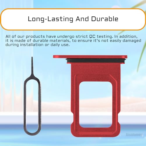 for iPhone 12 Red Single SIM Card Tray Slot Replacement