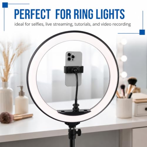 Ring Light Phone Holder with 1/4 Hot Shoe