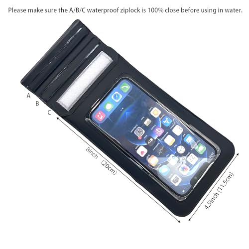 DRLOKPAK Waterproof Phone Case Armband Surfing Dry Bag Floating Waterproof Pouch Holder for iPhone 15 14 13 12 Pro Max XS Plus Se Galaxy S23 + Ultra W24 Google LG Phone up to 7inch (Orange) - color: Orange