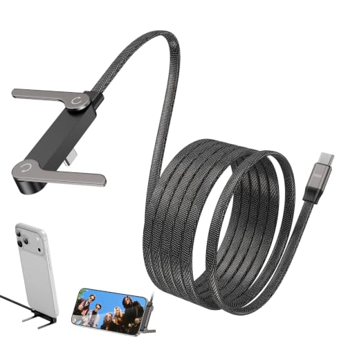 240W Fast Charging Cable USB C to USB C, 4.9 Ft Invisible Flat Stand Charging Cable,