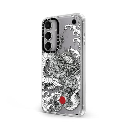 CASETiFY for Galaxy S24+ Case - Impact Clear | Not Yellowing | 6.6 ft. Drop Protection | Power Dragon | Clear - color: Power Dragon by Gabe Shum, size: Galaxy S24+