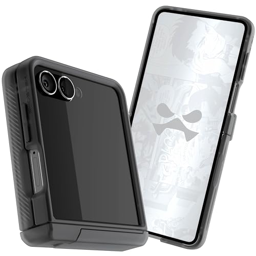 Ghostek Covert Clear Flip 7 Case with Built-in Kickstand, MagSafe and Full Hinge Protection Designed for 2025 Samsung Galaxy Z Flip7 (6.9") (Smoke Matte) - color: Smoke Matte, size: Galaxy Z Flip 7