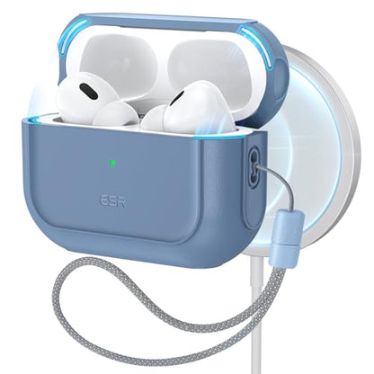 ESR for AirPods Pro 2 Case, Compatible with MagSafe, Blue - color: Dark Blue, size: AirPods Pro 2&1 Case
