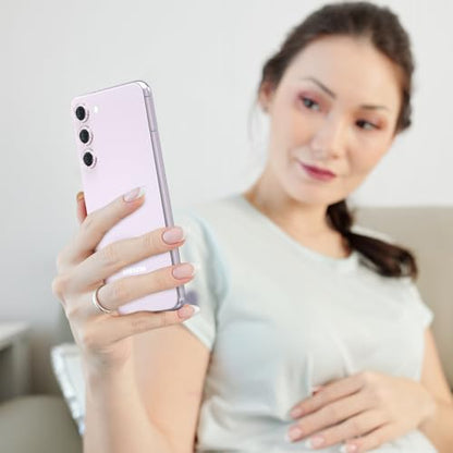 imluckies Glitter Camera Lens Protector for Sansung Galaxy S24 & S23 & S23+ Plus, Bling HD Tempered Glass Aluminum Alloy Ring, Back Screen Camera Cover Film [NOT for S24+] 5G 2024, Purple Diamond - color: Bling Purple