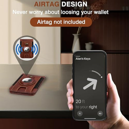 LOHASIC Compatible with Magsafe iPhone 16 Pro Max Wallet Case, Dark Brown | Detachable Leather Credit Card Holder Slot, RFID Blocking, Kickstand, Heavy Duty Protection, Shockproof Flip Cover - color: Dark Brown, size: for iPhone 16 Pro Max