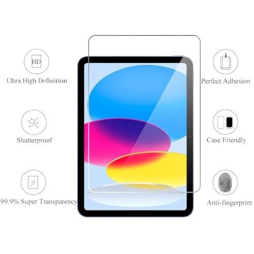 Ailun 2Pack Screen Protector for iPad A16 2025 11th 11"/10th Gen 2022 10.9"