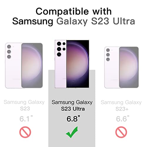 JETech Magnetic Case for Samsung Galaxy S23 Ultra, Lilac - color: Lilac